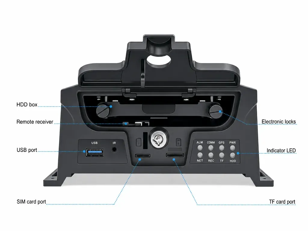 4 channel hdd/ssd mobile dvr with 4g gps – k6204